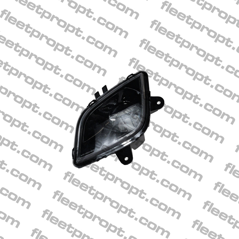 LH Fog Light, LED, Black Housing, 2018+, Freightliner New Cascadia. OEM A66-03653-004, 564.46077L
