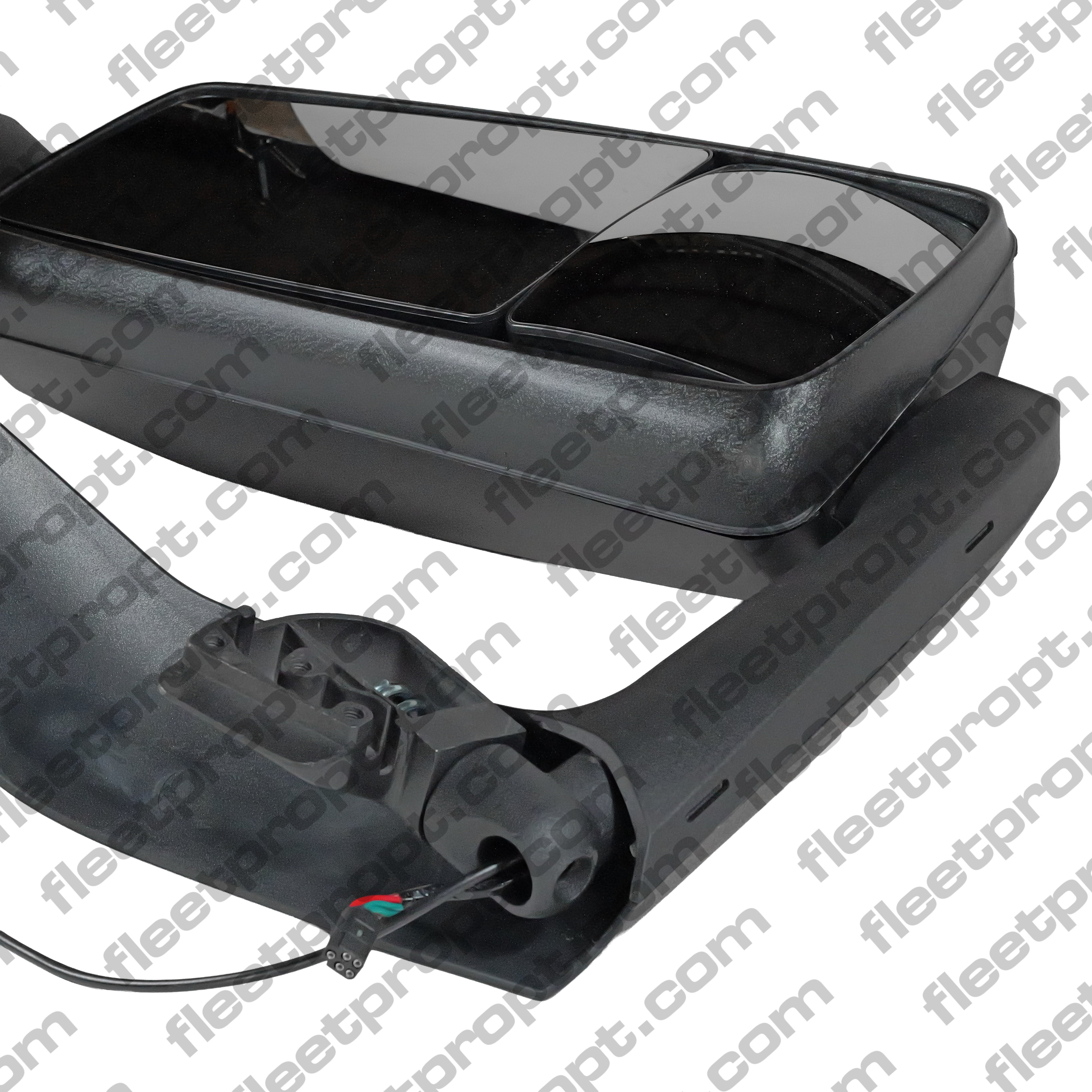 RH Door Mirror, Black, 2004-2016, Volvo, VNL, Heater, Electric