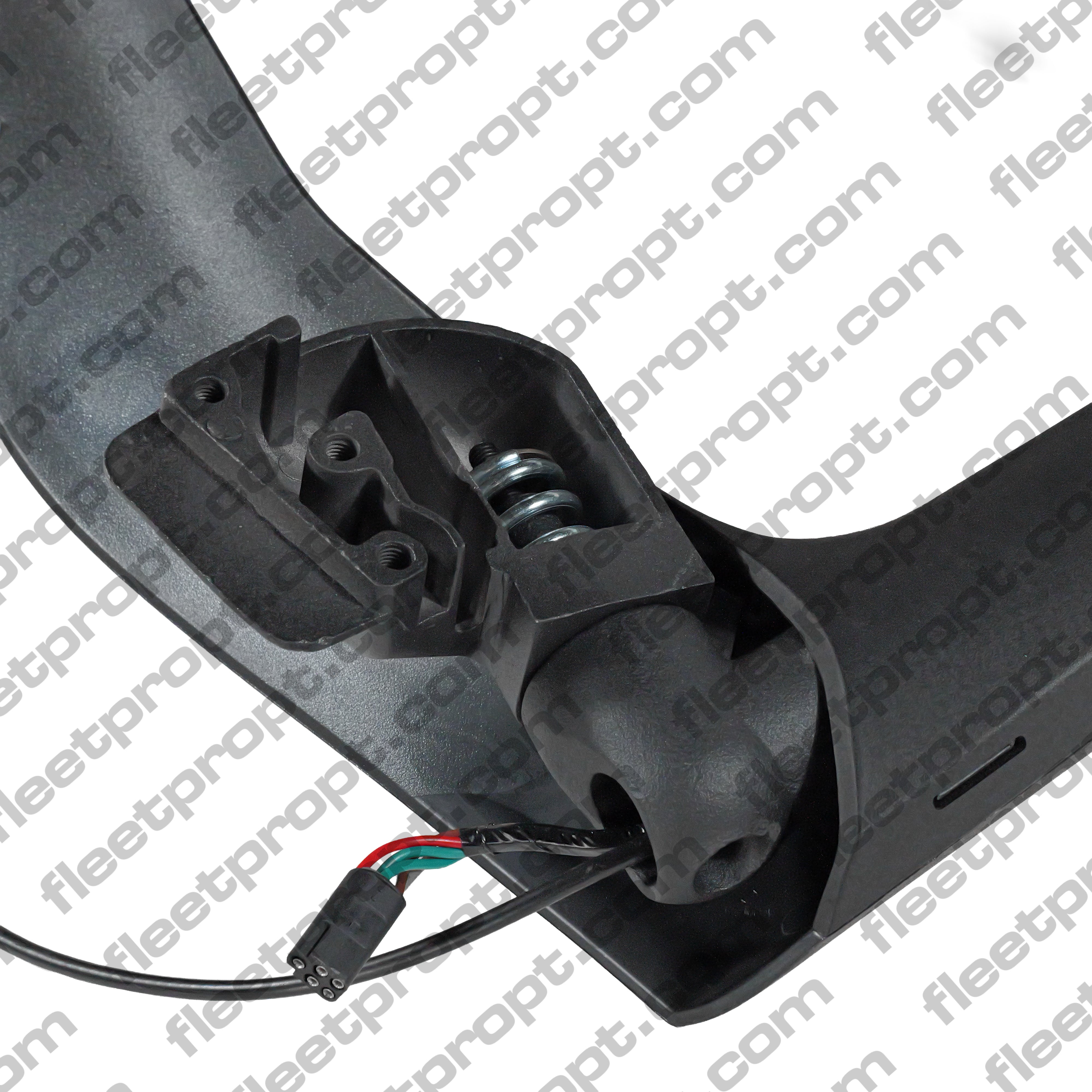 RH Door Mirror, Black, 2004-2016, Volvo, VNL, Heater, Electric