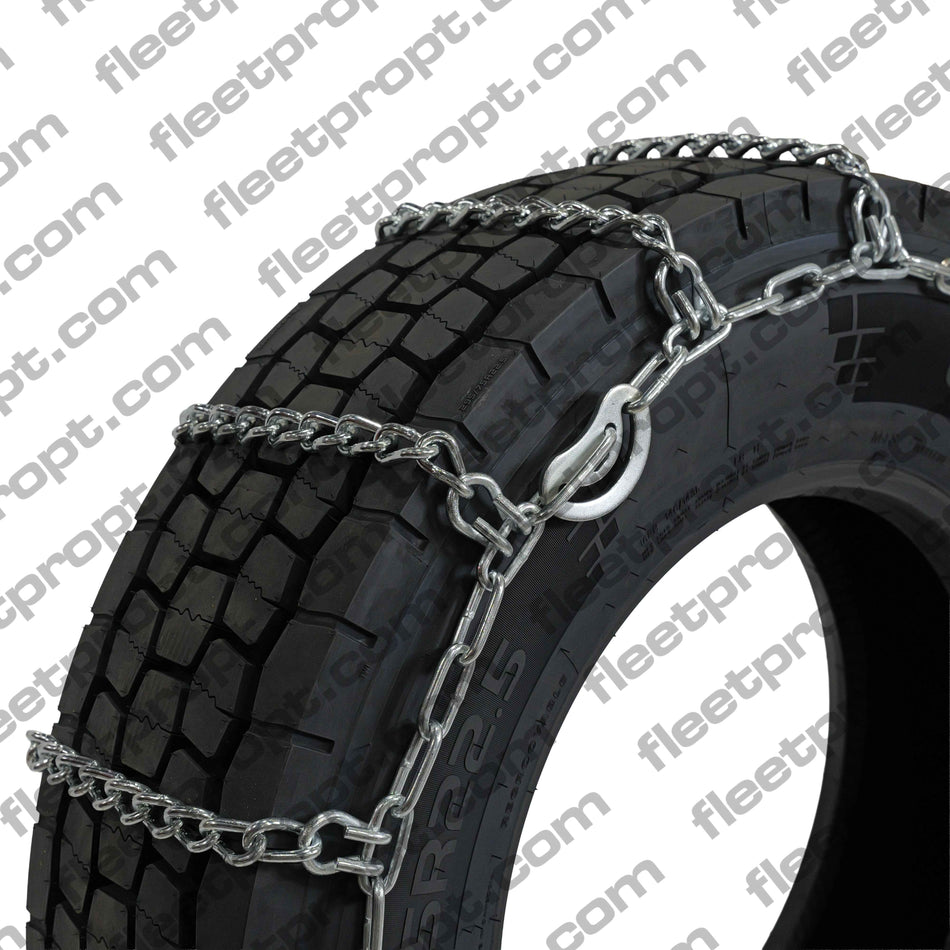 Winter Tire Chains (Set of 2) – Fits 295/75R22.5, 11R22.5 – DOT Approved Cam Twist Link - Fleet Pro Parts & Tires Inc.