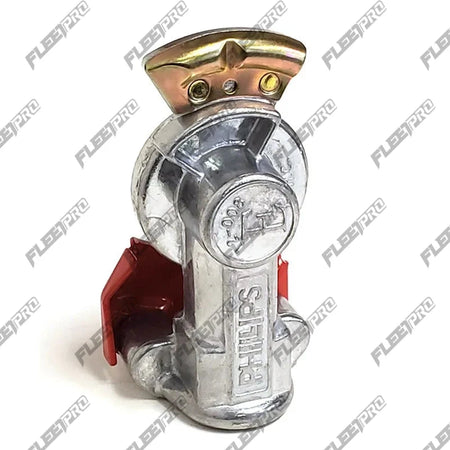 Phillips Emergency Gladhand – Red Standard Mount – Corrosion Resistant – Replaces 12-008