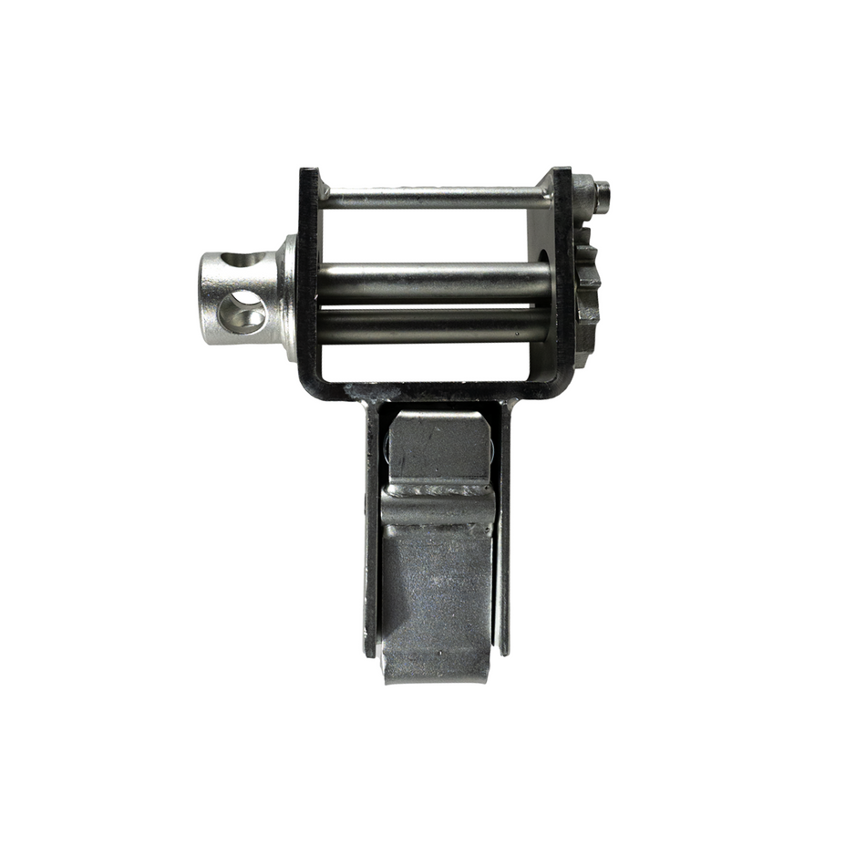 Stake Pocket Winch Silver Zinc Plated