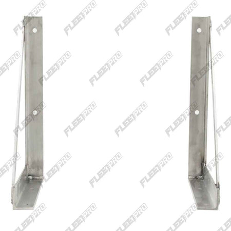 Trailer Tool Cabinet Mounting Brackets – 18" x 24" Aluminum – L & R Set