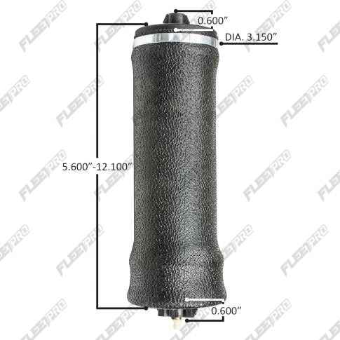 Cascadia Cab Mount Air Spring - Premium Sleeve Type (2008-2018) - Replaces 18-73178-000