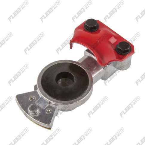 Red Emergency Brake Gladhand - Straight Mount (1/2" Female Pipe Thread)