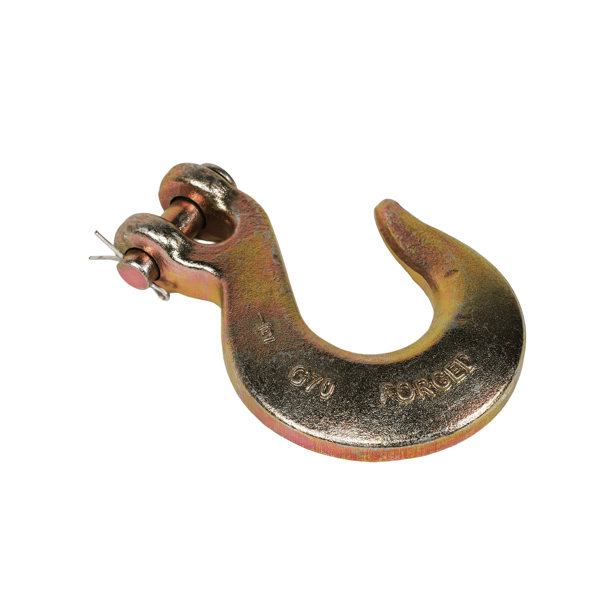 G70 Slip Hook 1/2" with Safety Latch - 11,300 lb WLL Forged Steel A-331-1-2-SLIP - FleetPro - FLEETPRO PARTS & TIRES