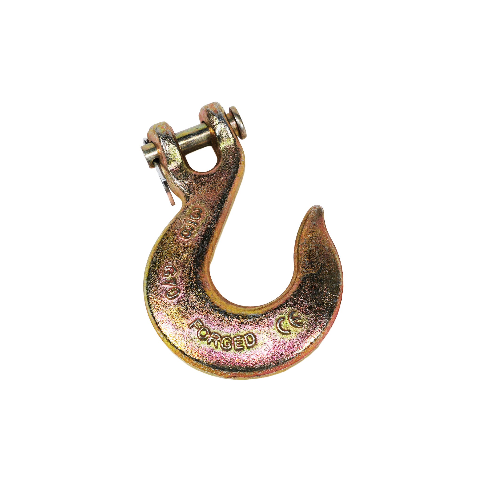 G70 Slip Hook 3/8" with Safety Latch - 6,600 lb WLL Forged Steel A-331-3-8-SLIP - FleetPro - FLEETPRO PARTS & TIRES