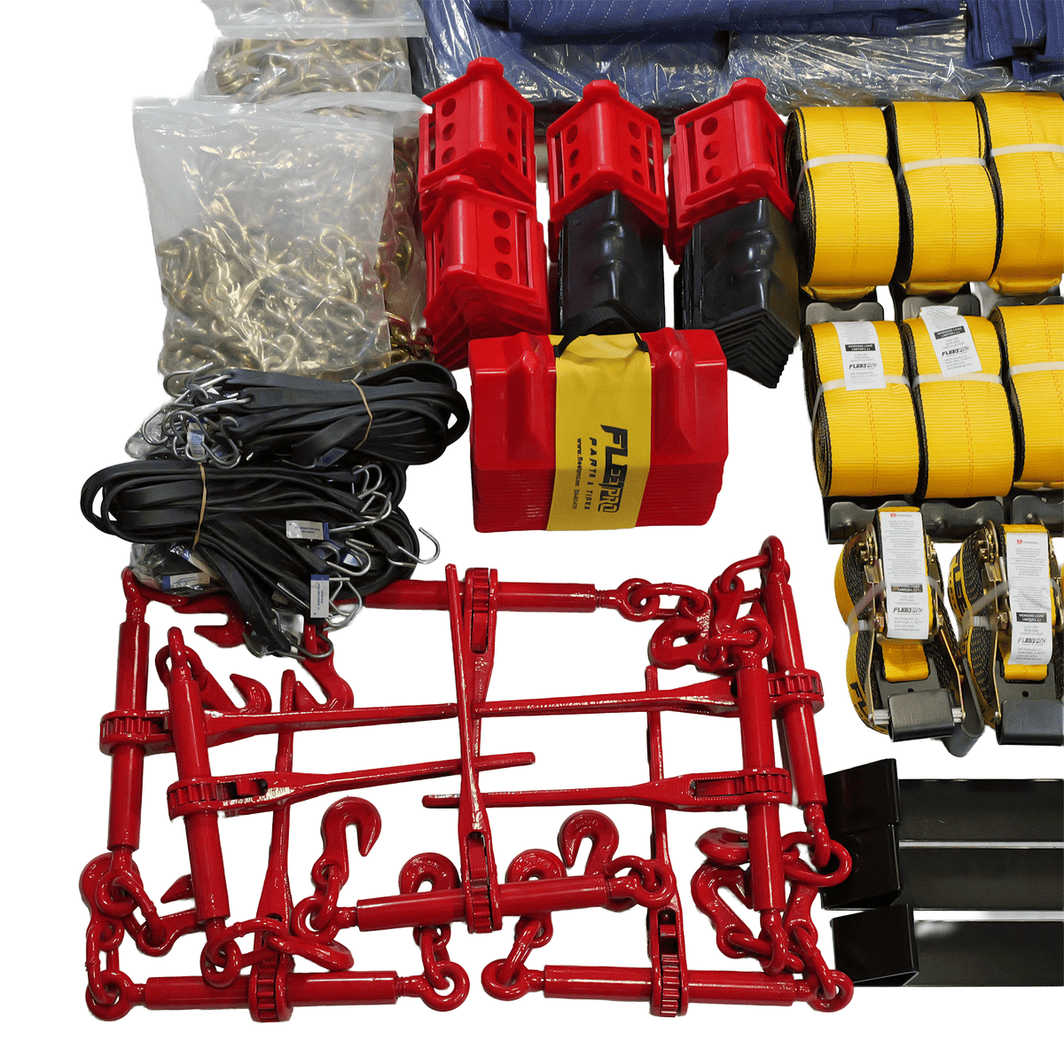 Conestoga Premium Set – Ultimate Flatbed & Conestoga Cargo Control Kit Conestoga-Premium - FleetPro - FLEETPRO PARTS & TIRES