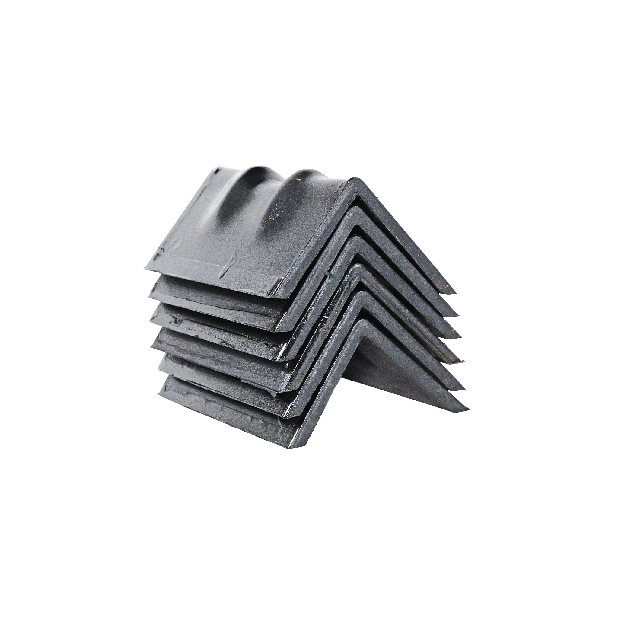 Steel Corner Protector w/ Rubber Backing - 6" x 4” Heavy - Duty Edge Guard EBAC015 - FleetPro - FLEETPRO PARTS & TIRES