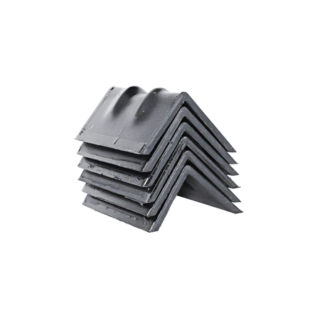 Steel Corner Protector w/ Rubber Backing - 6" x 4” Heavy - Duty Edge Guard EBAC015 - FleetPro - FLEETPRO PARTS & TIRES
