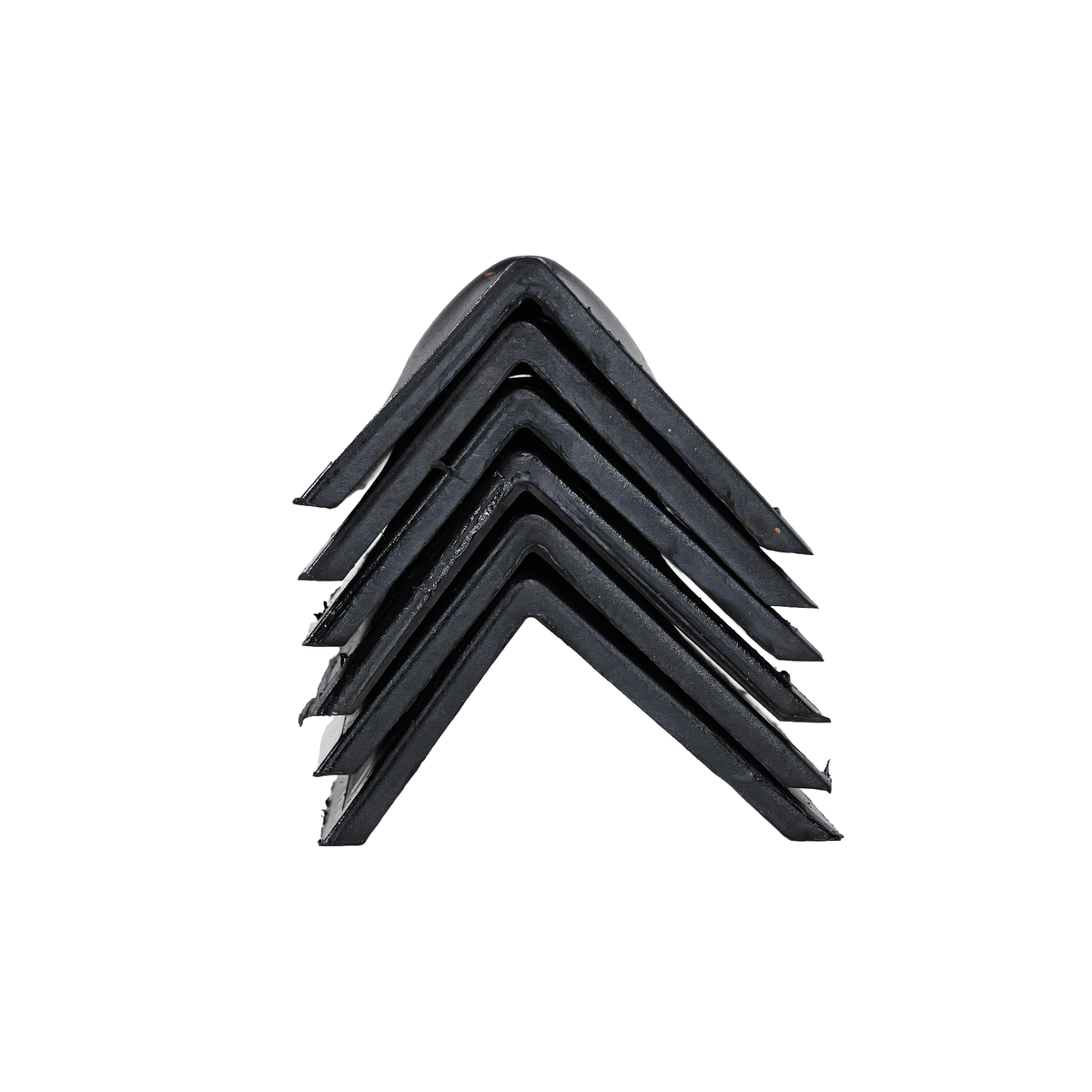 Steel Corner Protector w/ Rubber Backing - 6" x 4” Heavy - Duty Edge Guard EBAC015 - FleetPro - FLEETPRO PARTS & TIRES