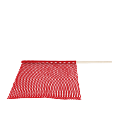 Vinyl Mesh Red Flag with 30" Wood Dowel - DOT Compliant Oversize Load Marker EBAC086 - FleetPro - FLEETPRO PARTS & TIRES