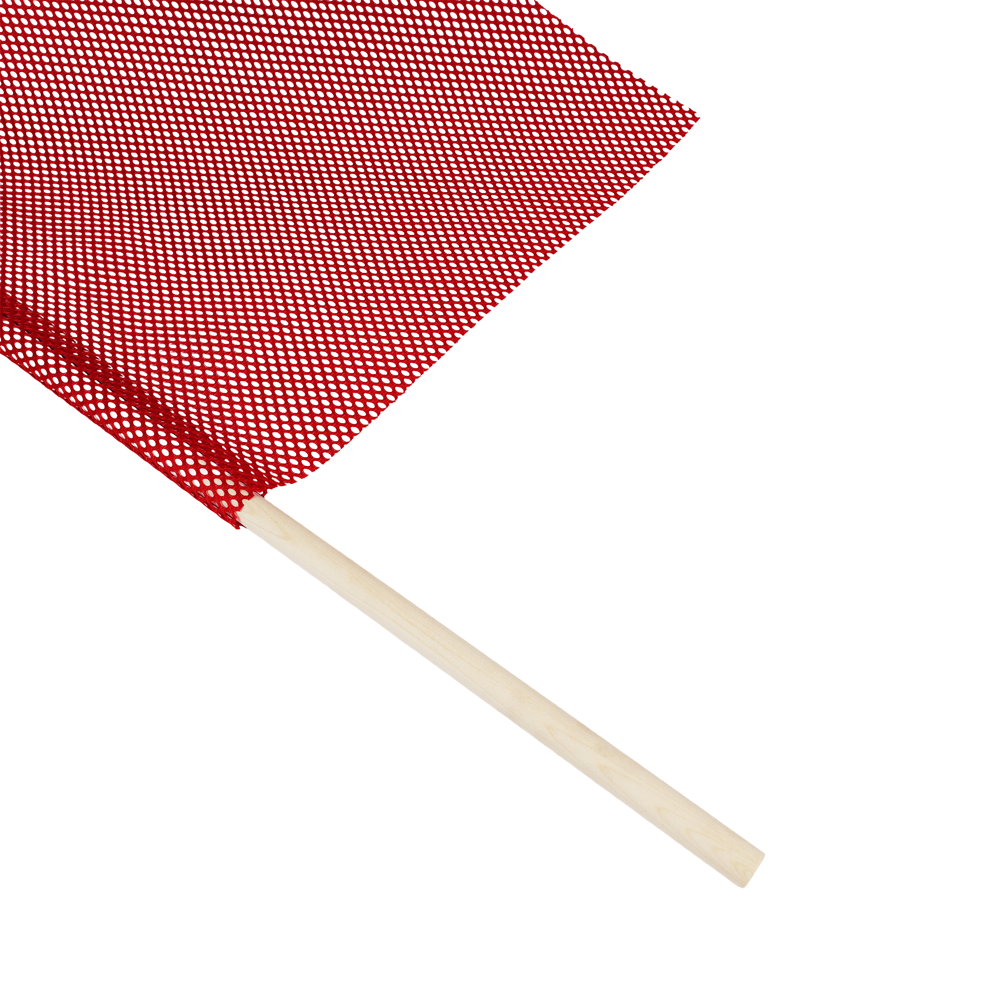 Vinyl Mesh Red Flag with 30" Wood Dowel - DOT Compliant Oversize Load Marker EBAC086 - FleetPro - FLEETPRO PARTS & TIRES