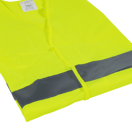 Reflective Safety Vest X - Large - High - Visibility Neon Green with 360° Reflective Strips EBAC105 - FleetPro - FLEETPRO PARTS & TIRES