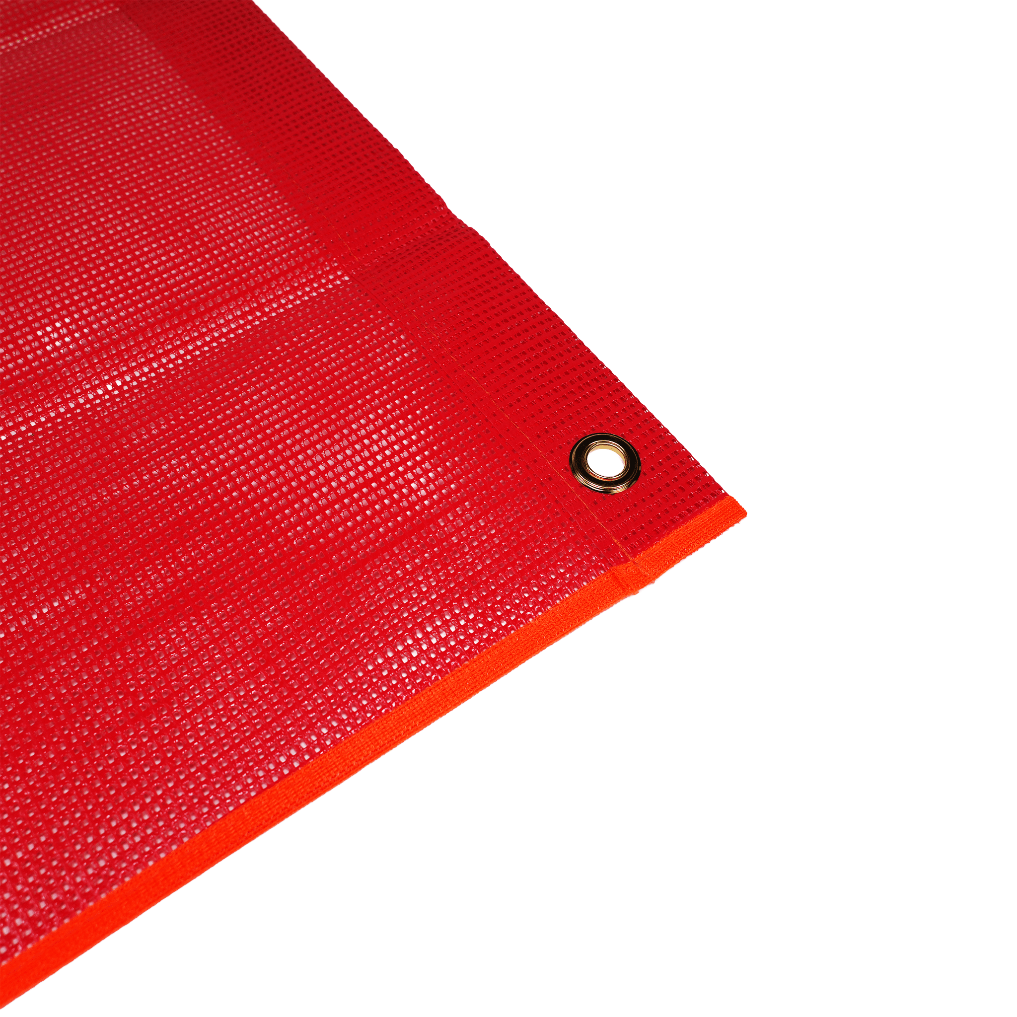 Vinyl Mesh Red Flag with Grommets - DOT Compliant Oversize Load Warning Flag EBAC109 - FleetPro - FLEETPRO PARTS & TIRES