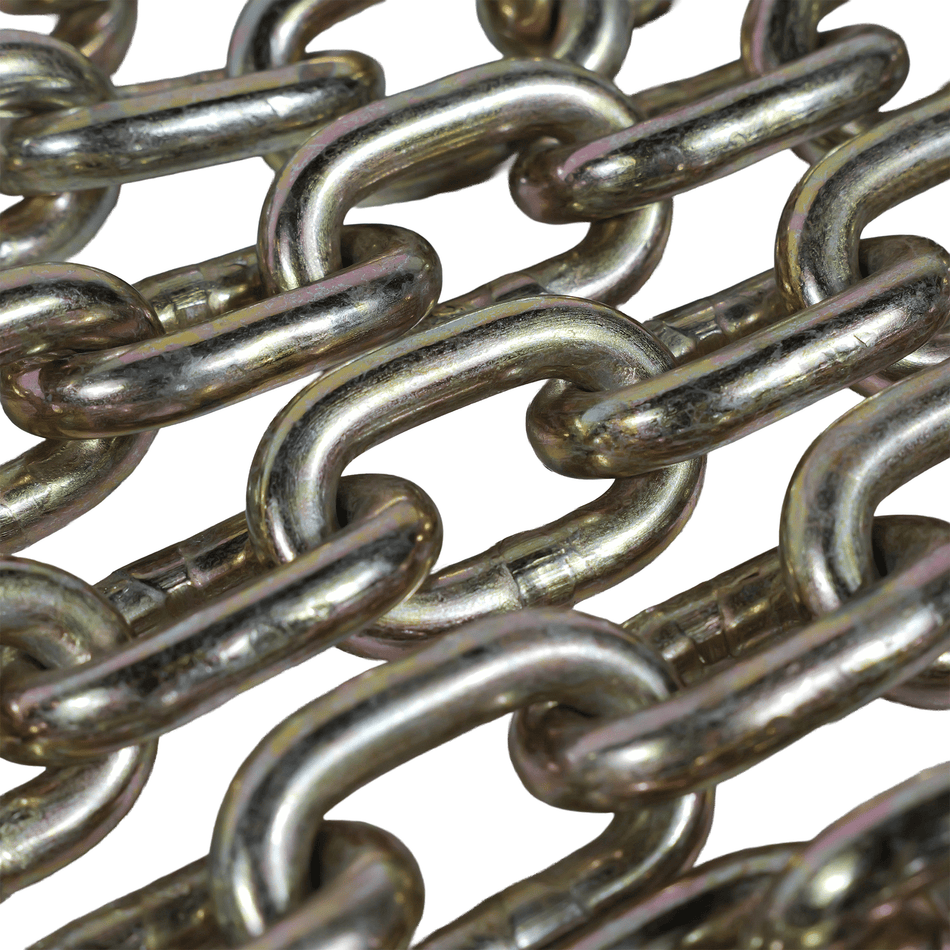 G70 3/8" x 20' Chains with Grab Hooks - 6,600 lb WLL Transport Chain EBLB030-20 - FleetPro - FLEETPRO PARTS & TIRES