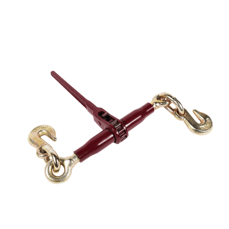 Ratchet Chain Binder for 3/8" - 1/2" Transport Chain - 12,000 lbs WLL EBLB061 - FleetPro - FLEETPRO PARTS & TIRES
