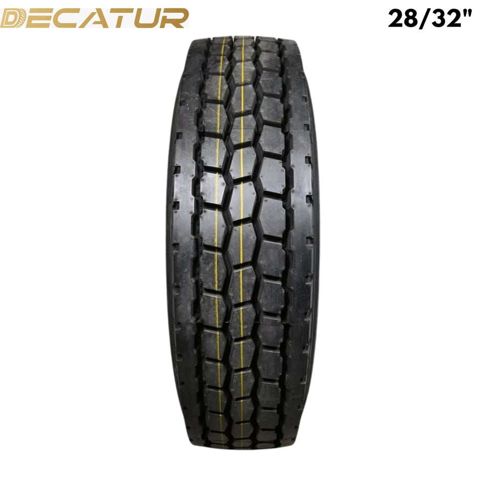 Decatur D15 Drive Tire 295/75R22.5 - 28/32" Tread Depth 16 - Ply ECO-D15 - Decatur - FLEETPRO PARTS & TIRES
