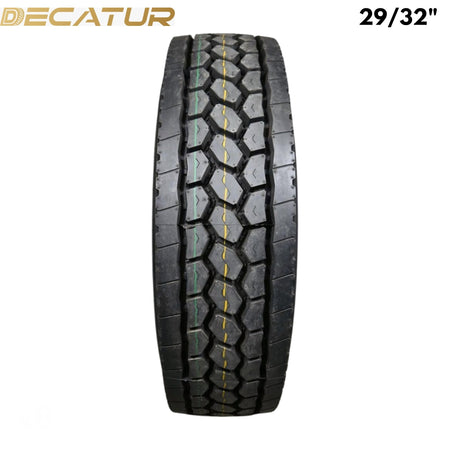 Decatur D18 Drive Tire 295/75R22.5 - 29/32" Tread Depth 16 - Ply ECO-D18 - Decatur - FLEETPRO PARTS & TIRES