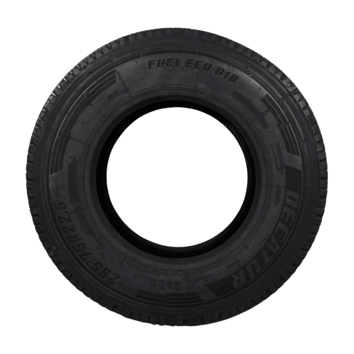 Decatur D18 Drive Tire 295/75R22.5 - 29/32" Tread Depth 16 - Ply ECO-D18 - Decatur - FLEETPRO PARTS & TIRES
