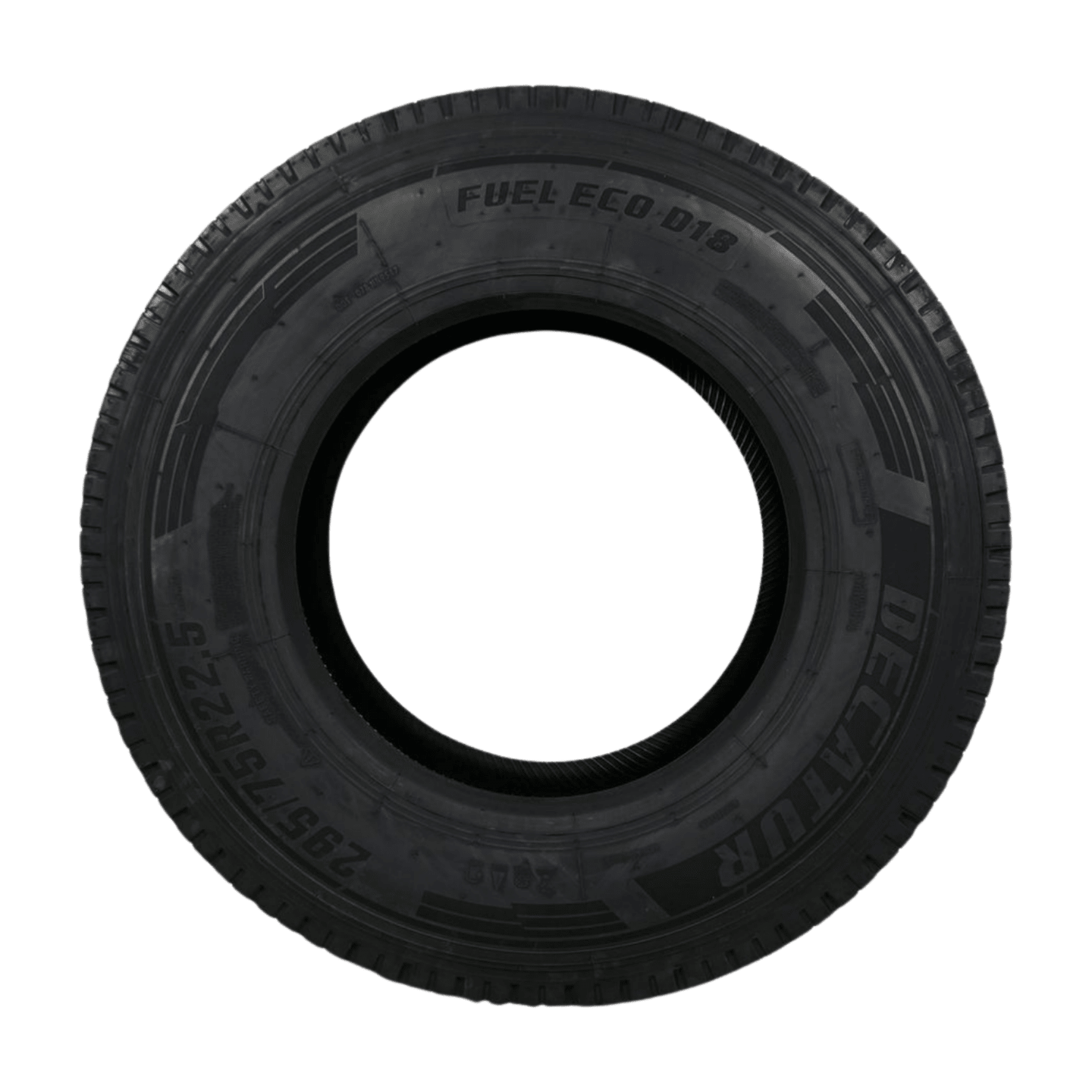 Decatur D18 Drive Tire 295/75R22.5 - 29/32" Tread Depth 16 - Ply ECO-D18 - Decatur - FLEETPRO PARTS & TIRES