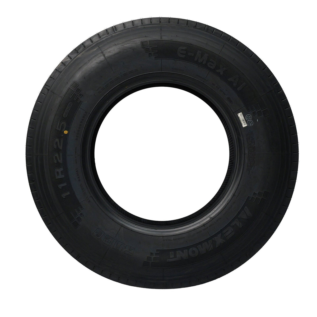 Lexmont A1 All-Position Tire 11R22.5 - 19/32" Tread Depth 16-Ply EMAX-A1-11R22 - Lexmont - FLEETPRO PARTS & TIRES