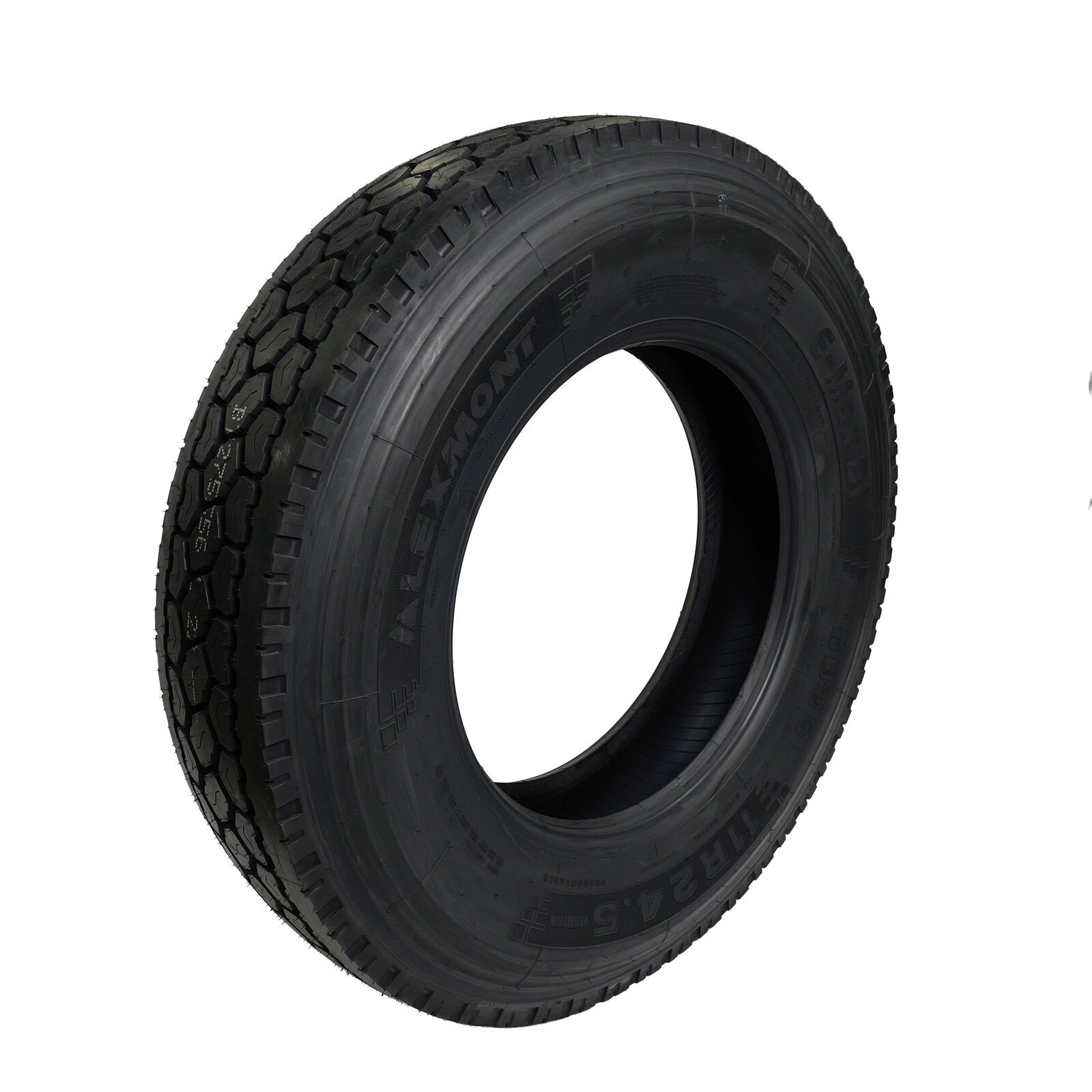 Lexmont D1 Drive Tire 11R24.5 - 28/32" Tread Depth 16-Ply EMAX-D1-11R24 - Lexmont - FLEETPRO PARTS & TIRES