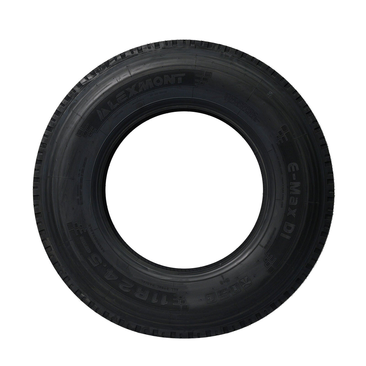 Lexmont D1 Drive Tire 11R24.5 - 28/32" Tread Depth 16-Ply EMAX-D1-11R24 - Lexmont - FLEETPRO PARTS & TIRES