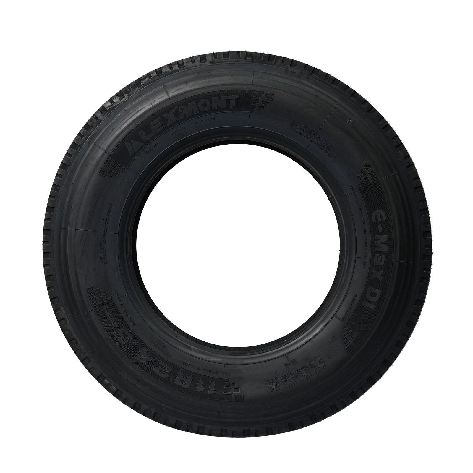 Lexmont D1 Drive Tire 11R24.5 - 28/32" Tread Depth 16-Ply EMAX-D1-11R24 - Lexmont - FLEETPRO PARTS & TIRES