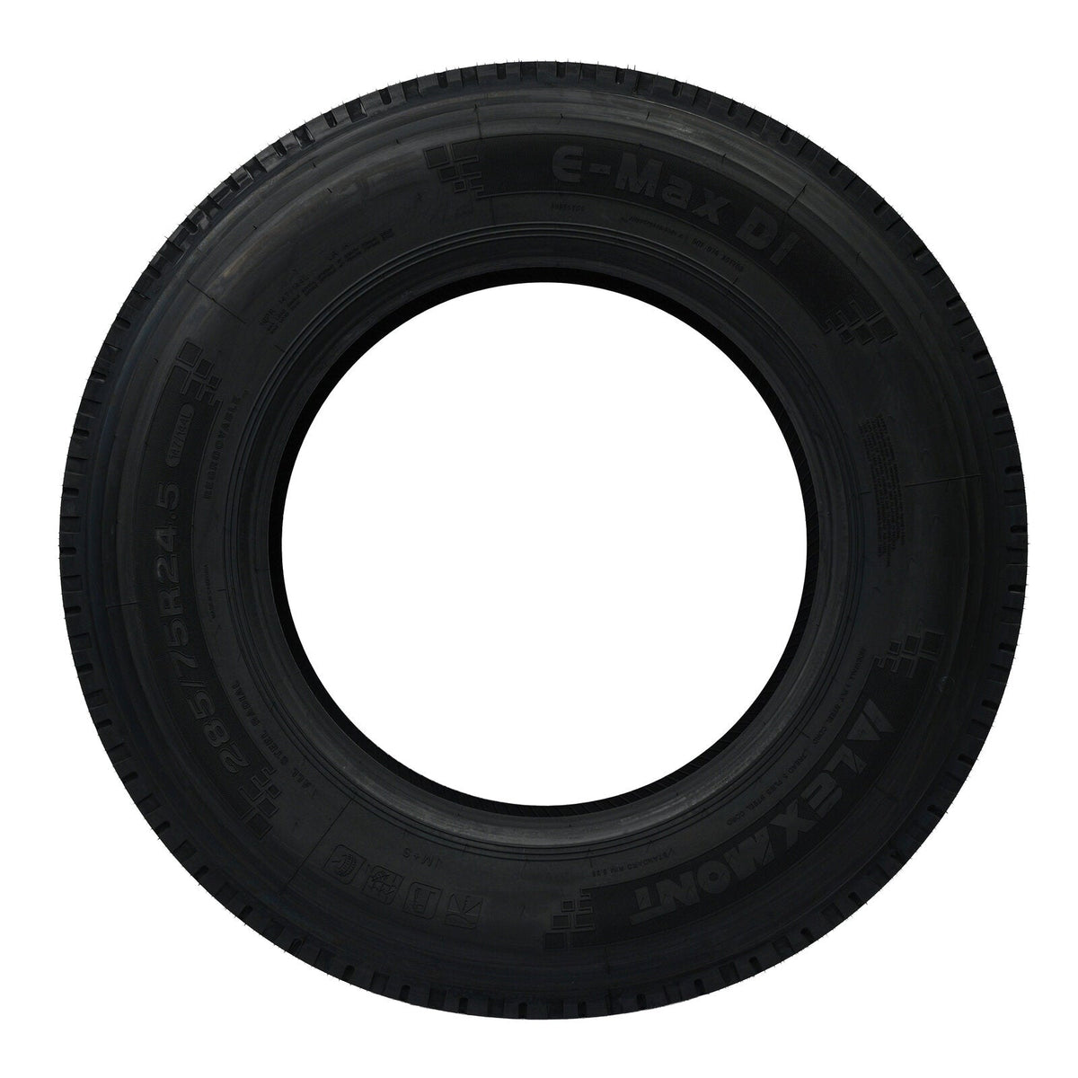 Lexmont D1 Drive Tire 285/75R24.5 - 28/32" Tread Depth 16-Ply EMAX-D1-285-24 - Lexmont - FLEETPRO PARTS & TIRES