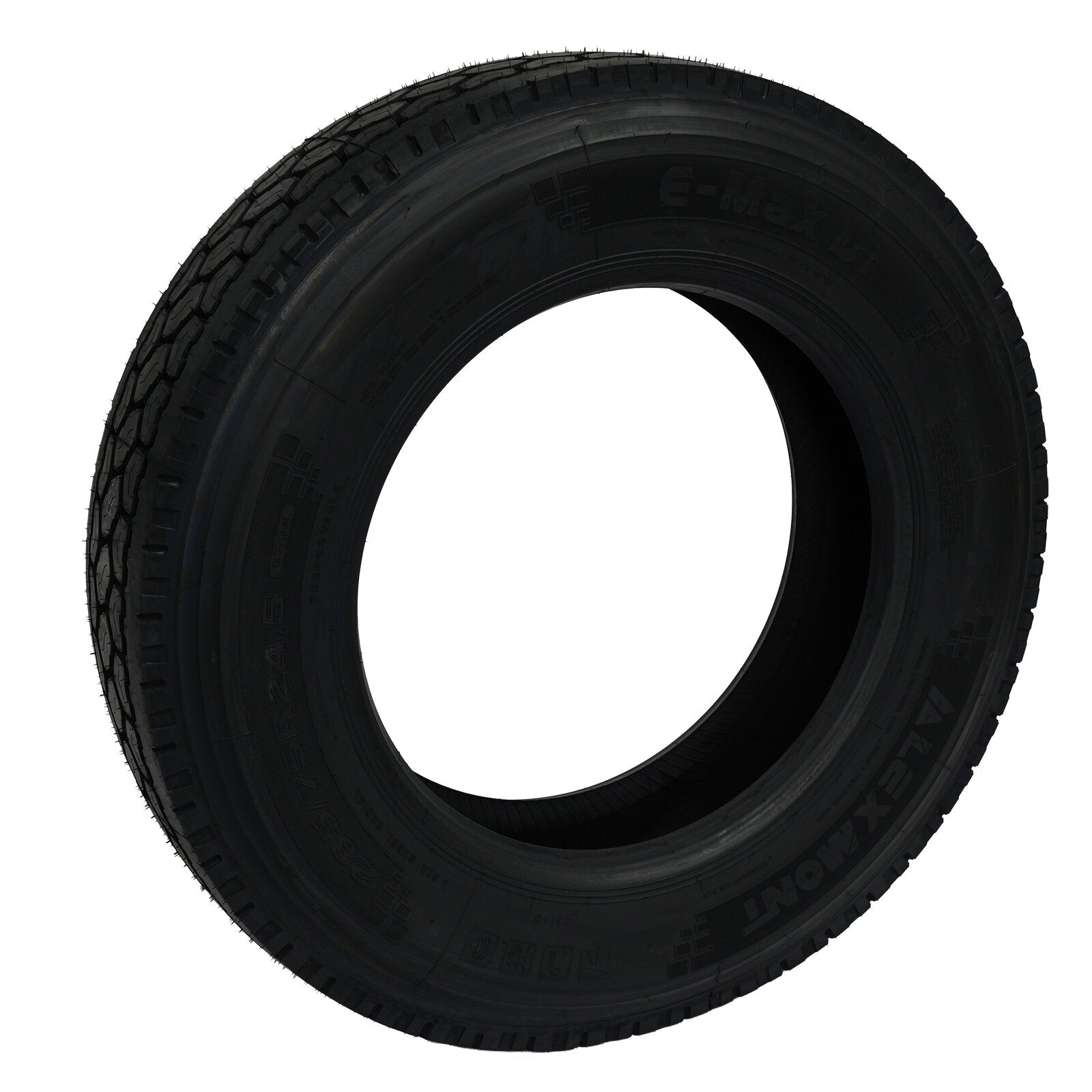 Lexmont D1 Drive Tire 285/75R24.5 - 28/32" Tread Depth 16-Ply EMAX-D1-285-24 - Lexmont - FLEETPRO PARTS & TIRES