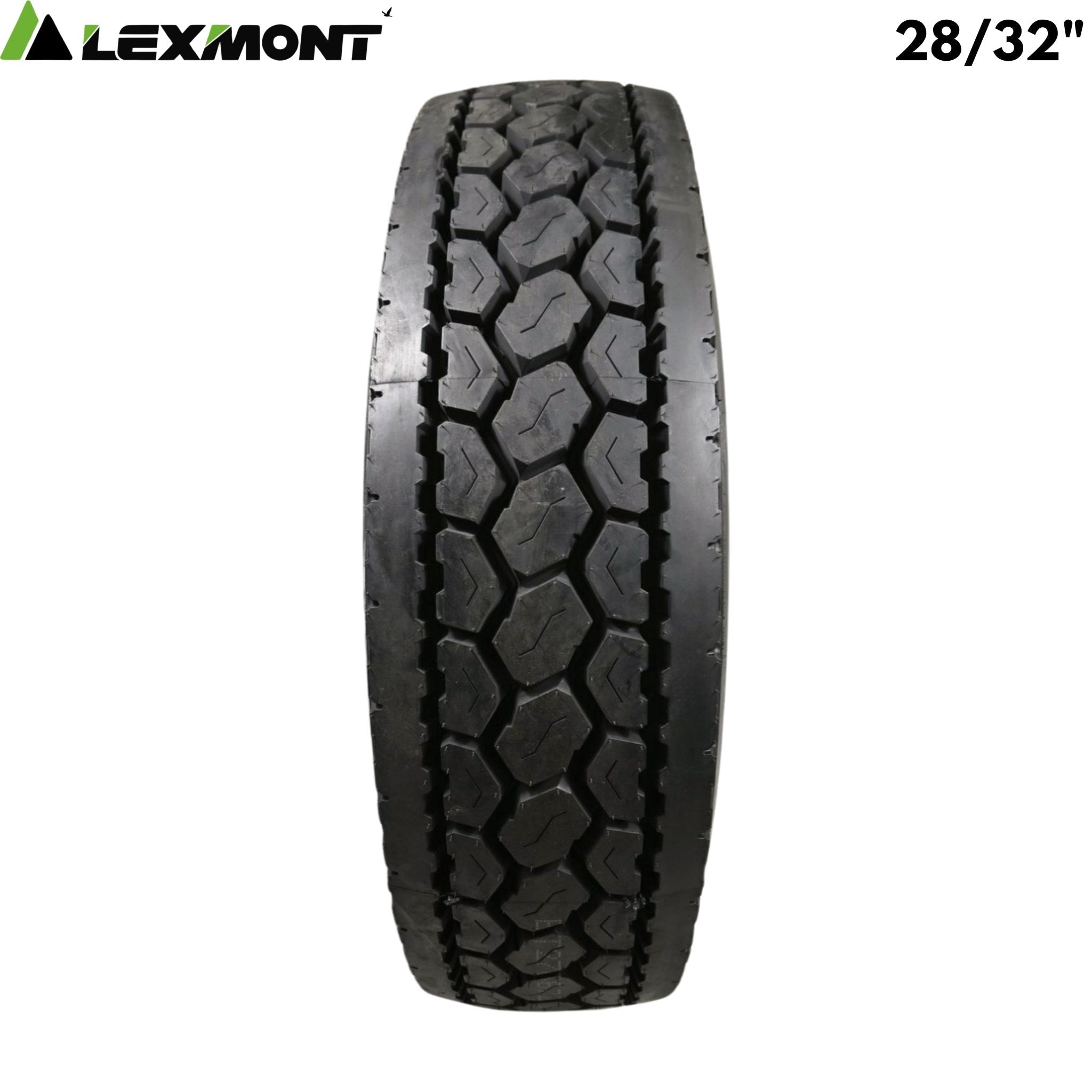 Lexmont D1 Drive Tire 285/75R24.5 - 28/32" Tread Depth 16-Ply EMAX-D1-285-24 - Lexmont - FLEETPRO PARTS & TIRES