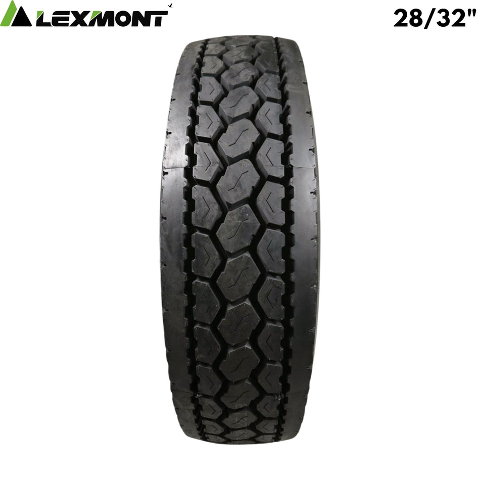Lexmont D1 Drive Tire 295/75R22.5 - 28/32" Tread Depth 16 - Ply EMAX-D1 - Lexmont - FLEETPRO PARTS & TIRES