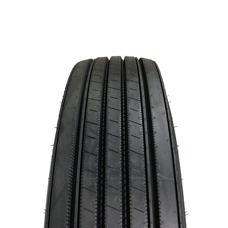 Lexmont S1 Steer Tire 11R24.5 - 19/32" Tread Depth 16-Ply EMAX-S1-11R24 - Lexmont - FLEETPRO PARTS & TIRES