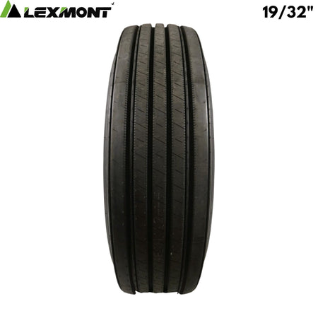 Lexmont S1 Steer Tire 285/75R24.5 - 19/32" Tread Depth 16-Ply EMAX-S1-285-24 - Lexmont - FLEETPRO PARTS & TIRES