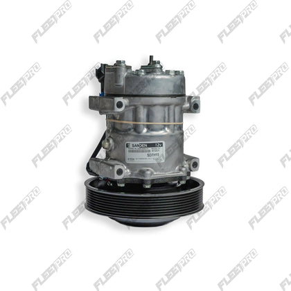 Everco HD A/C Compressor - OE Sanden SD7H15 Direct Mount 180mm 8-Groove Clutch - Volvo VNL 4732SAN EVR4732SAN EVR4732SAN - Everco HD - FLEETPRO PARTS & TIRES