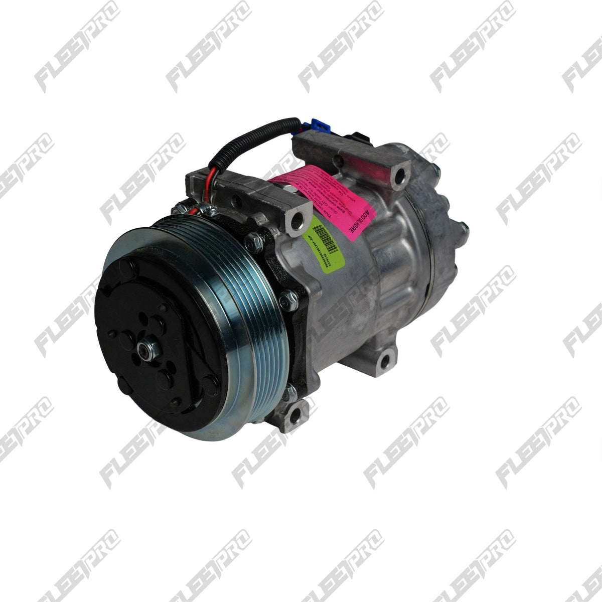 Everco HD A/C Compressor - Sanden SD7H15 Type with Clutch, Mack/Volvo - Mahle 830.31067BE MEI 5387 EVR975657 EVR975657 - Everco HD - FLEETPRO PARTS & TIRES