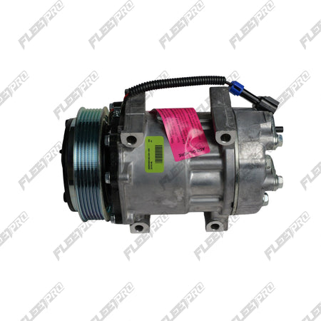 Everco HD A/C Compressor - Sanden SD7H15 Type with Clutch, Mack/Volvo - Mahle 830.31067BE MEI 5387 EVR975657 EVR975657 - Everco HD - FLEETPRO PARTS & TIRES