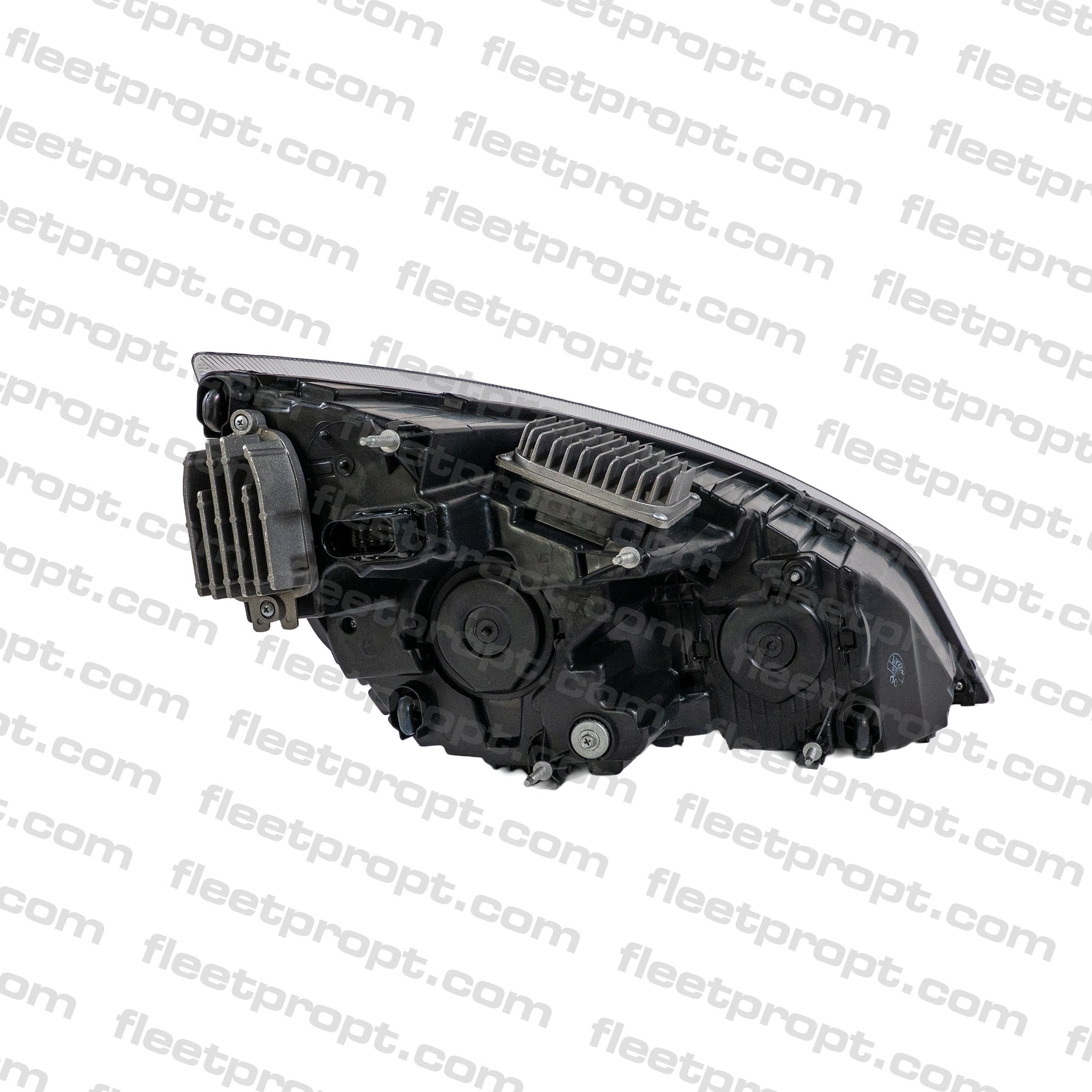 New Cascadia LH LED Headlight - 2018-2025 Driver Side Left Black - A66-01405-004 F-22039-L - FleetPro - FLEETPRO PARTS & TIRES
