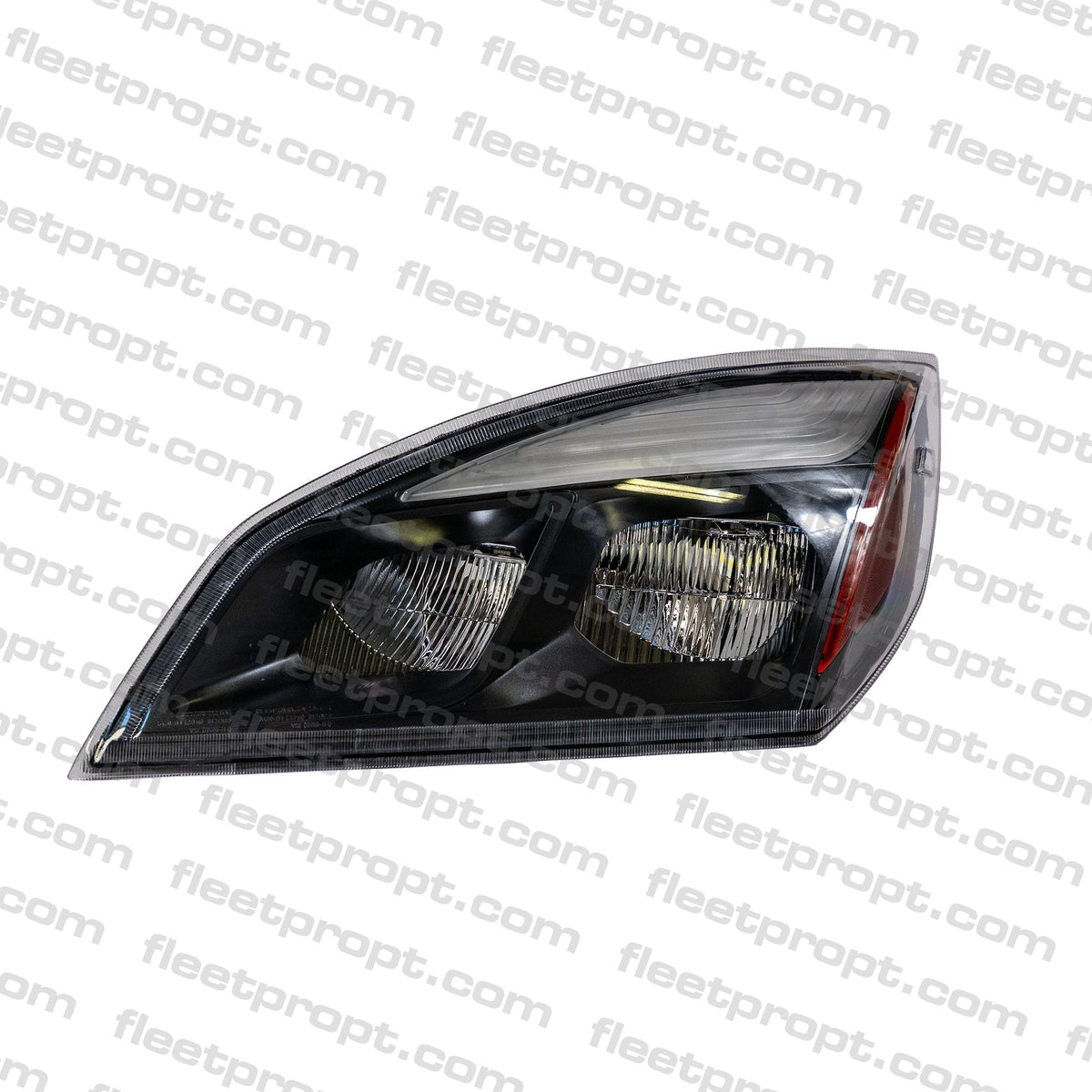 New Cascadia LH LED Headlight - 2018-2025 Driver Side Left Black - A66-01405-004 F-22039-L - FleetPro - FLEETPRO PARTS & TIRES