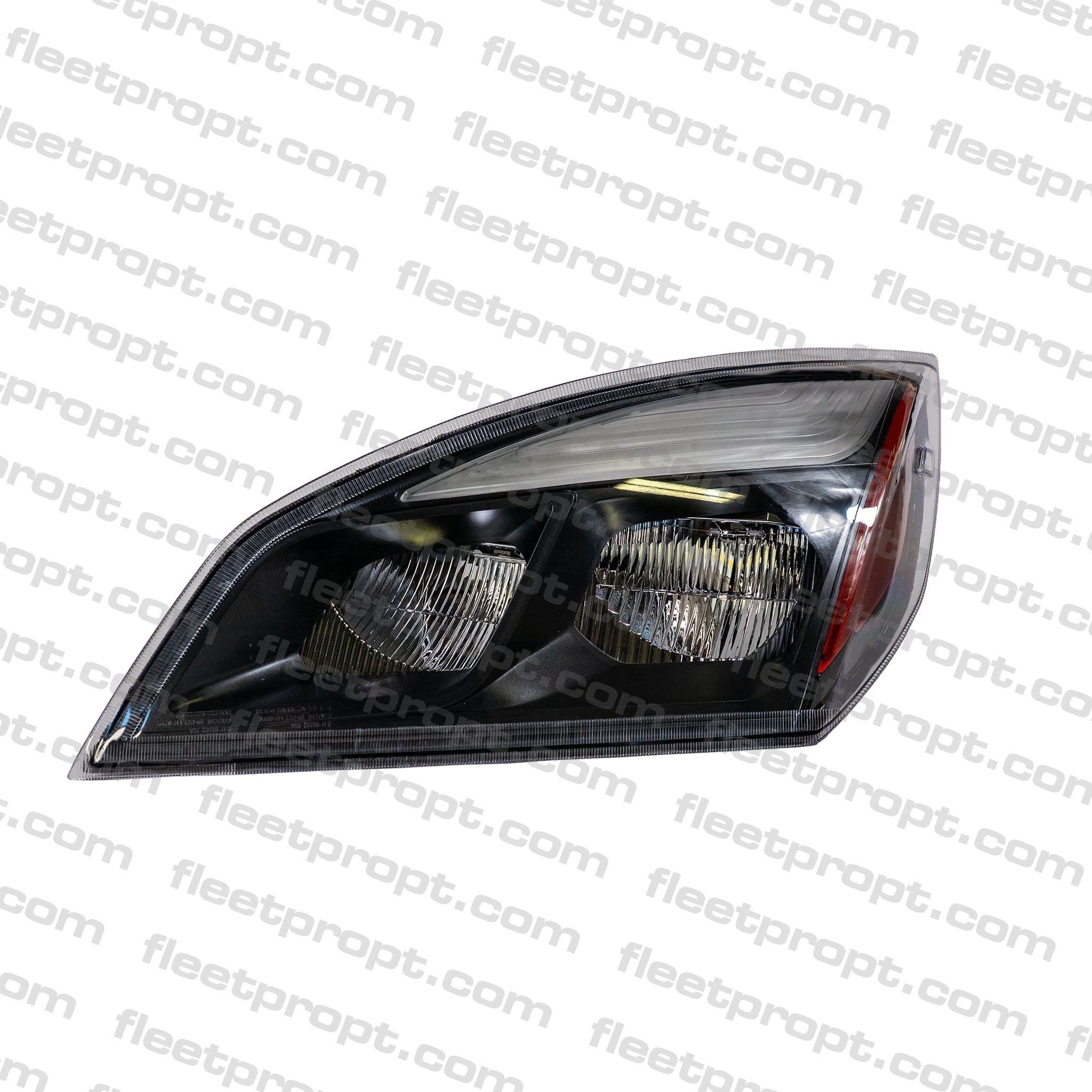 New Cascadia LH LED Headlight - 2018-2025 Driver Side Left Black - A66-01405-004 F-22039-L - FleetPro - FLEETPRO PARTS & TIRES