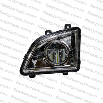 LH Fog Light Volvo VNL LED – 2018 - 2025 (Gen 3) White Housing – Driver Side OEM Replacement 82775820 F-22220-L - FleetPro - FLEETPRO PARTS & TIRES