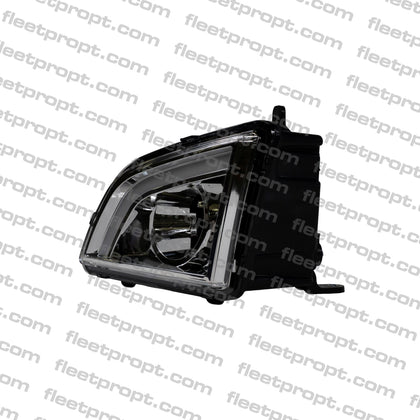 LH Fog Light Volvo VNL LED with DRL – 2018 - 2025 (Gen 3) White Housing – Driver Side OEM Replacement 82775820 F-22545-L - FleetPro - FLEETPRO PARTS & TIRES
