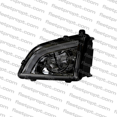 LH Fog Light Volvo VNL LED with DRL – 2018 - 2025 (Gen 3) White Housing – Driver Side OEM Replacement 82775820 F-22545-L - FleetPro - FLEETPRO PARTS & TIRES
