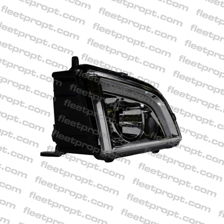 RH Fog Light Volvo VNL - LED with DRL 2018 - 2025 White Housing 82775822 564.96072R F-22545-R - FleetPro - FLEETPRO PARTS & TIRES