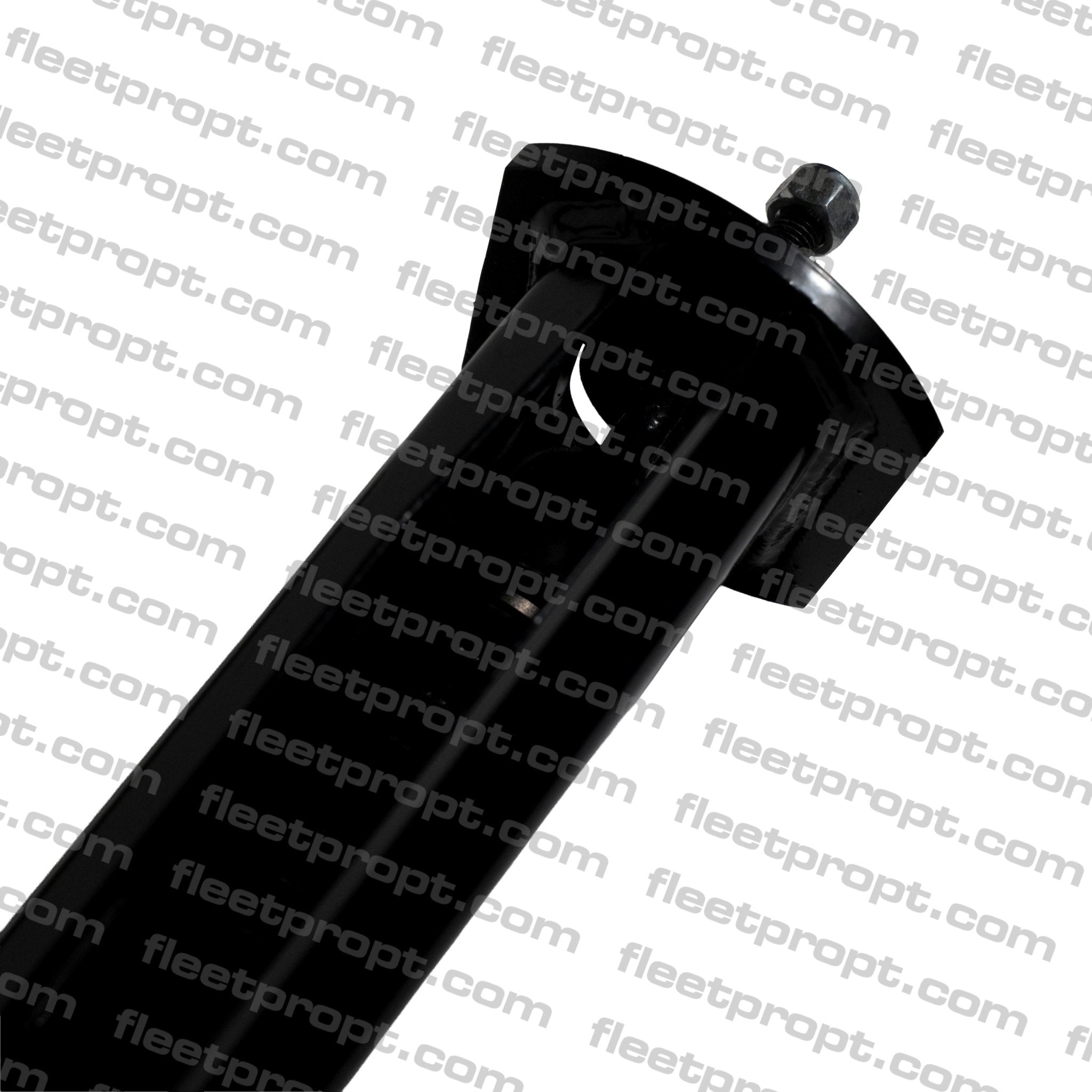30" Black Spring - Loaded Mud Flap Hangers – Tapered Straight Universal Pair – 1 1/8" Bolt Spacing F-229 - FleetPro - FLEETPRO PARTS & TIRES
