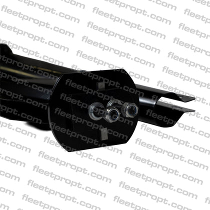 30" Black Spring - Loaded Mud Flap Hangers – Tapered Straight Universal Pair – 1 1/8" Bolt Spacing F-229 - FleetPro - FLEETPRO PARTS & TIRES