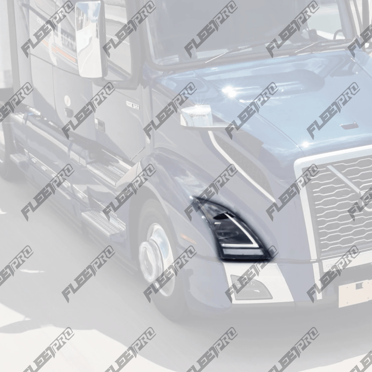 2018 - 2025 Volvo VNL LED Headlight – Black Bezel – Passenger Side RH – Replaces 84751279 F-23219-R - FleetPro - FLEETPRO PARTS & TIRES