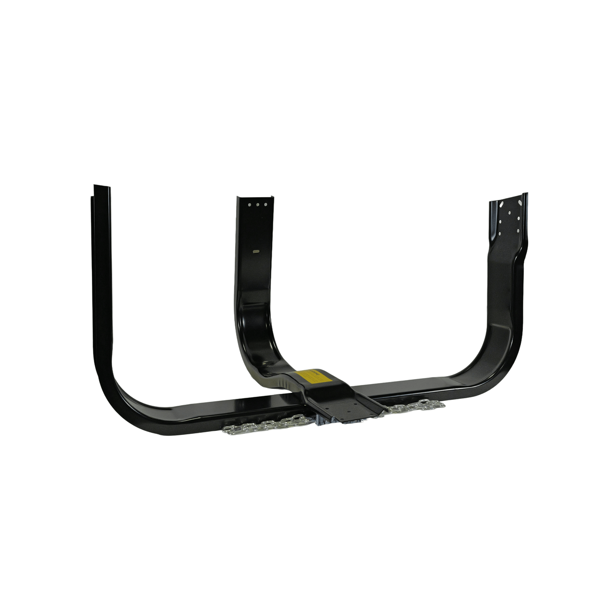 Trailer Spare Tire Carrier – Heavy - Duty Steel Chassis Mount – Fits Most Semi - Trailers & Flatbeds – Black Finish F-23232 - FleetPro - FLEETPRO PARTS & TIRES