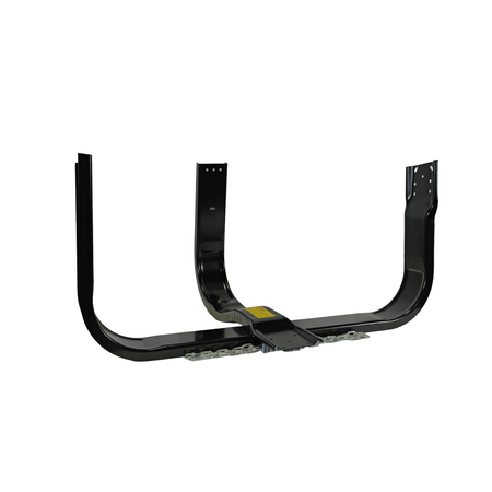 Trailer Spare Tire Carrier – Heavy - Duty Steel Chassis Mount – Fits Most Semi - Trailers & Flatbeds – Black Finish F-23232 - FleetPro - FLEETPRO PARTS & TIRES